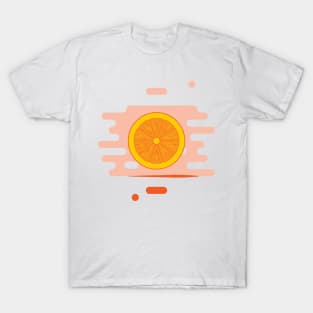 Orange in a splash of juice T-Shirt